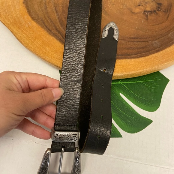 Urban Outfitters Western Leather Belt Size:S - Picture 3 of 9